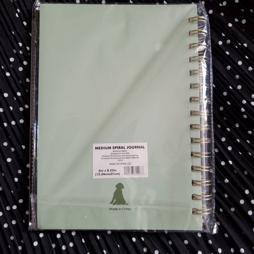 Green Dog-Themed Notebook / Journal - Picture 3 of 4